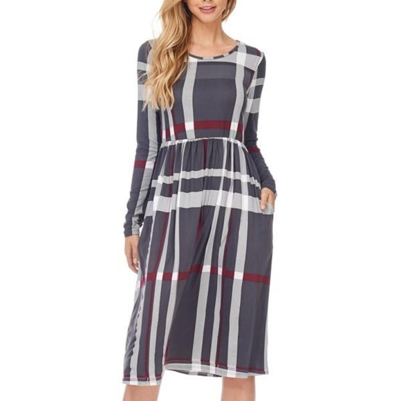 Reborn Dresses & Skirts - Grey Dark line Dress